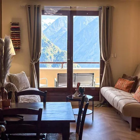 Cozy Cocoon With Breathtaking View And Covered Parking Appartement Les Deux Alpes